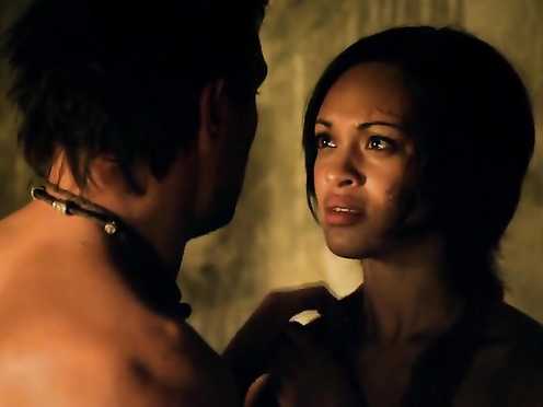 Hanna Mangan Lawrence Cynthia Addai Robinson Nude Spartacus 2012