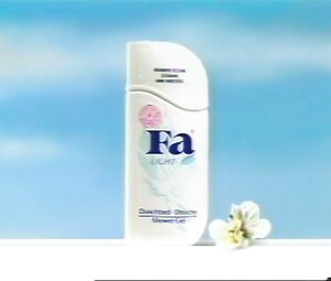 Alte Werbung FA DUSCHBAD LEICHTE FRISCHE