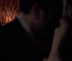 A gentle scene of the French sex of a young girl and an old man