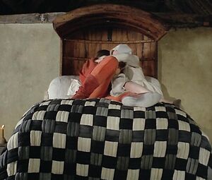 Heather Johnson & Jenny Runacre - Retro xxx porn scene - The Canterbury Tales (1972)