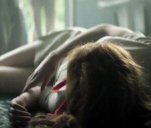 Freya Mavor, Stacy Martin - The Lady In The Car With Glasses & A Gun (2015) (Sex, Topless Scenes)