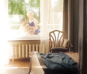 Taisiya Vilkova, Viktoriya Tolstoganova, Darya Zhovner, Polina Vitorgan nude - Sex scene from movie Vyshe neba (2019)
