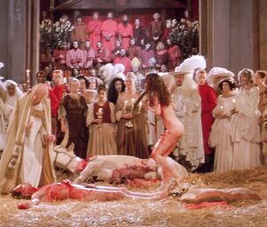 Julia Ormond nude - The Baby of Macon (1993)