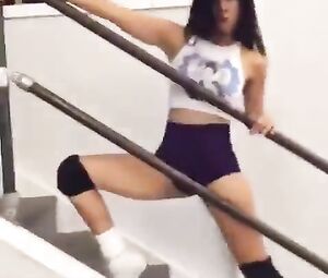 Stephanie Beatriz Sexy - Home Fitness Video