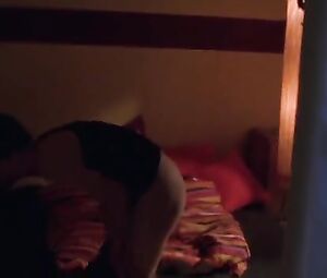 Sex scene with nude actress Henriette Heinze. The movie "Auftauchen"