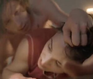 Sex scene with nude actress Henriette Heinze. The movie "Auftauchen"