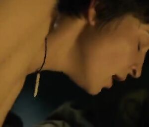 Sex scene with nude actress Henriette Heinze. The movie "Auftauchen"