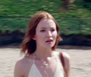 Cowgirl Sex Scene and Bikini Celebs Scenes with Emily Browning naked | The movie "Shangri-La Suite"| Released in 2015