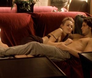 Hot Sex Scene with nude Saffron Burrows | The movie "Tempted" | Released in 2001