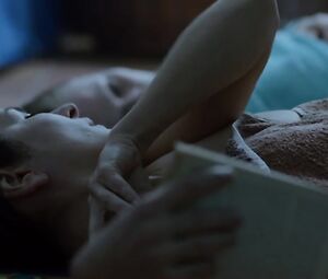 Nude Topless scenes | Actresses:  Jella Haase and Marie-Lou Sellem | The film "Looping" | Released in 2016