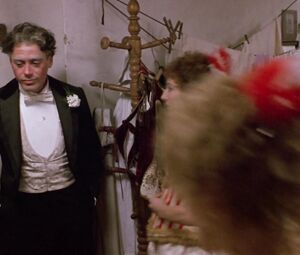 Topless scene - Moira Kelly, Diane Lane - Chaplin (1992)