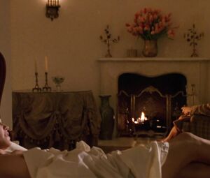 Topless scene - Moira Kelly, Diane Lane - Chaplin (1992)