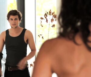 Naked Nina Langensand from sex video of the movie "Hard Stop" | Released in 2012