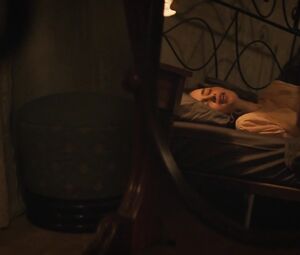 Naked Emilia Clarke in topless scene of the movie "Voice from the Stone" | Released in 2017