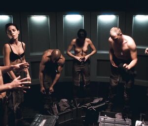 Nudity Video | Cecile Breccia, Tanya van Graan, Nicole Tupper - Starship Troopers 3 (2008)