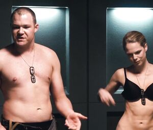 Nudity Video | Cecile Breccia, Tanya van Graan, Nicole Tupper - Starship Troopers 3 (2008)