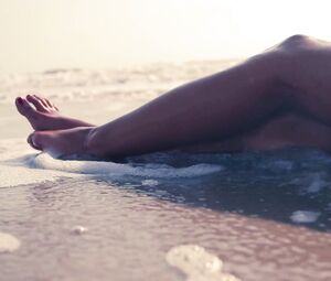 Nude Art - Girl on the Beach