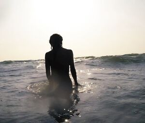 Nude Art - Girl on the Beach