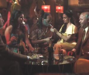 Naked Juno Templ  ‘Vinyl S01E01 (2016)’ (Sex, Nude, Pussy, BJ, Orgy)