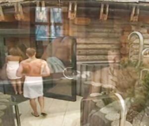 Naked KELOSAUNA - KELOHONKA - _ALTE KIEFER_ - KELOHOLZ - SAUNA-TV - INSAUNA