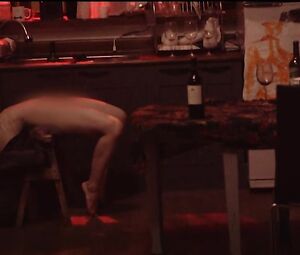 Naked Natallia Bulynia & Asian actress - Angry Painter (2015)