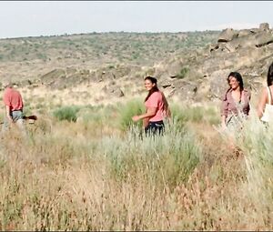 Nude scene with actresses Crista Alfaiate naked, Joana de Verona naked and othe sexy girls - Arabian Nights (2015)