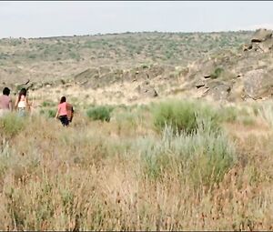 Nude scene with actresses Crista Alfaiate naked, Joana de Verona naked and othe sexy girls - Arabian Nights (2015)