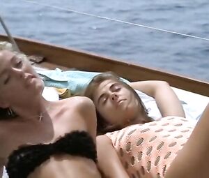 Bikini sex scene Elizabeth Hurley, Patsy Kensit - KILL CRUISE (1990)