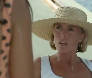 Bikini sex scene Elizabeth Hurley, Patsy Kensit - KILL CRUISE (1990)