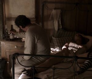 Nude sex scene Paula Malcomson, Molly Parker - Deadwood S01 (2004)