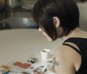 Lesbian scene Whitney Able, Alexandra Breckenridge - Dark (2015)