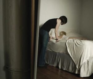 Lesbian scene Whitney Able, Alexandra Breckenridge - Dark (2015)