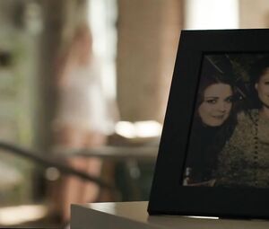 Lesbian scene Whitney Able, Alexandra Breckenridge - Dark (2015)