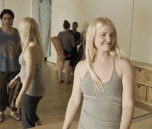 Lesbian scene Whitney Able, Alexandra Breckenridge - Dark (2015)