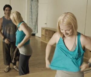 Lesbian scene Whitney Able, Alexandra Breckenridge - Dark (2015)