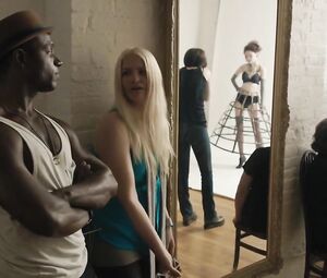 Lesbian scene Whitney Able, Alexandra Breckenridge - Dark (2015)