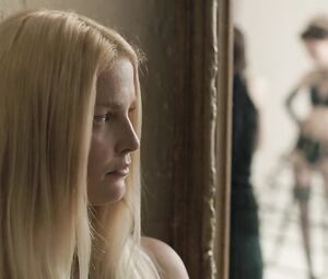 Lesbian scene Whitney Able, Alexandra Breckenridge - Dark (2015)