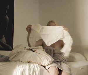 Lesbian scene Whitney Able, Alexandra Breckenridge - Dark (2015)