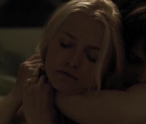 Lesbian scene Whitney Able, Alexandra Breckenridge - Dark (2015)