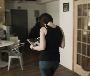 Lesbian scene Whitney Able, Alexandra Breckenridge - Dark (2015)