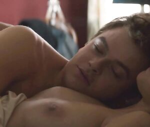 Topless hot scene Alessandra's Mastronardi from the film "Life" (2015)