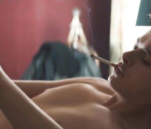 Topless hot scene Alessandra's Mastronardi from the film "Life" (2015)