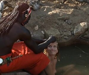 Celebrity nude scene | Nina Hoss naked - Die Weisse Massai (2005)