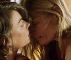 Hot lesbian scene | Dreya Weber, Traci Dinwiddie naked - Ravenβs Touch (2015)