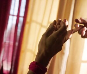 Hot lesbian scene | Dreya Weber, Traci Dinwiddie naked - Ravenβs Touch (2015)