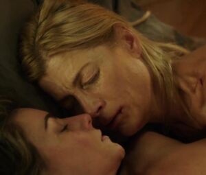 Hot lesbian scene | Dreya Weber, Traci Dinwiddie naked - Ravenβs Touch (2015)