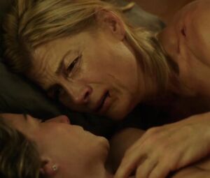 Hot lesbian scene | Dreya Weber, Traci Dinwiddie naked - Ravenβs Touch (2015)