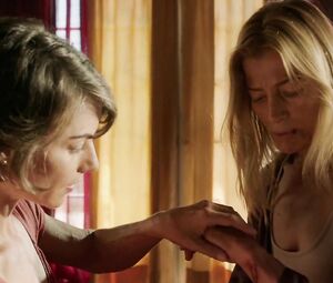 Hot lesbian scene | Dreya Weber, Traci Dinwiddie naked - Ravenβs Touch (2015)