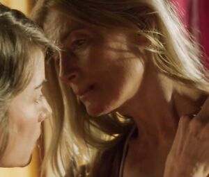 Hot lesbian scene | Dreya Weber, Traci Dinwiddie naked - Ravenβs Touch (2015)