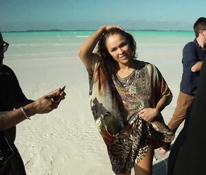 Topless models Lindsey Vonn, Caroline Wozniacki, Ronda Rousey from BodyArt Video